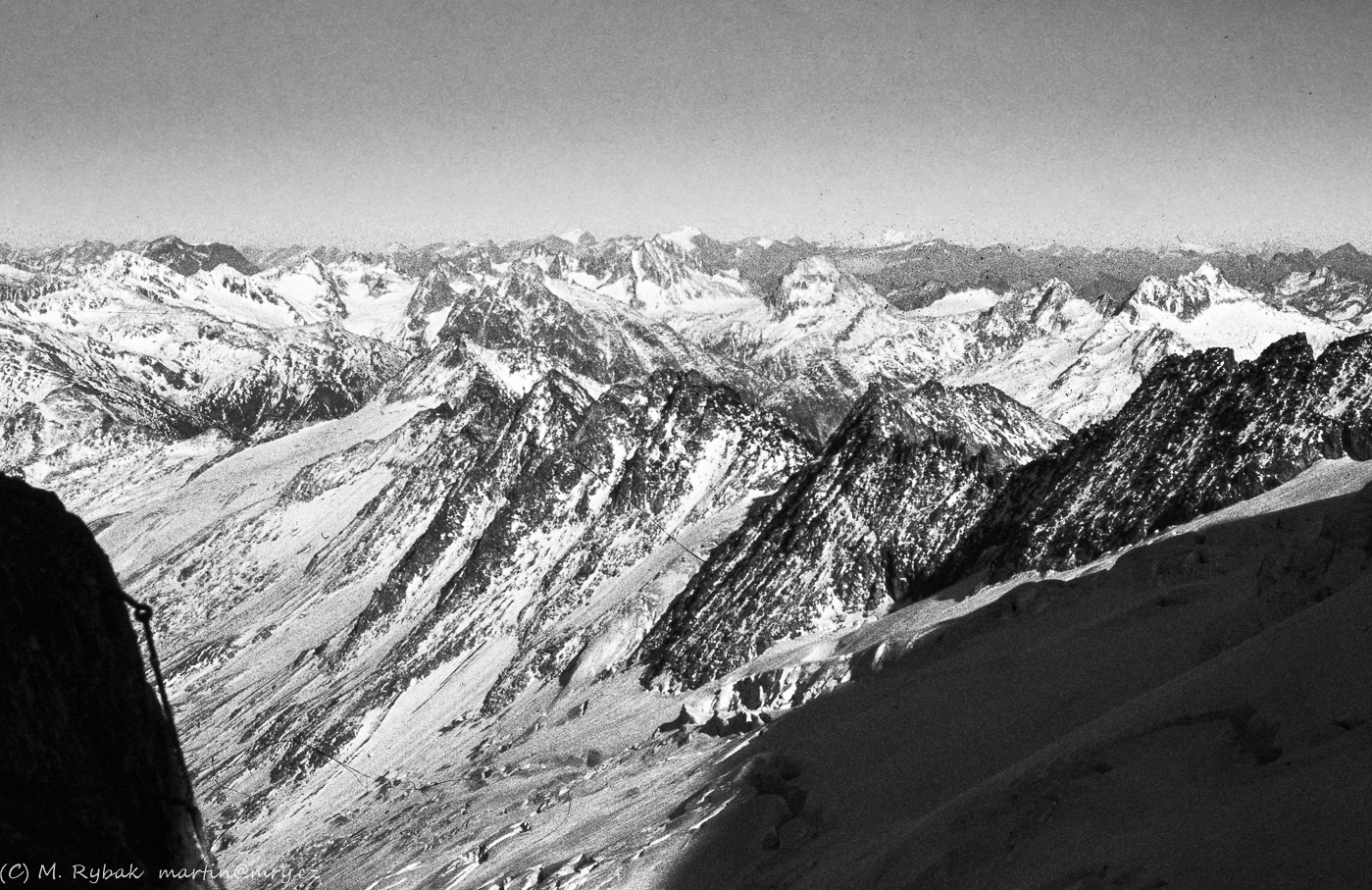 Výhledy z Oberaarjoch hütte