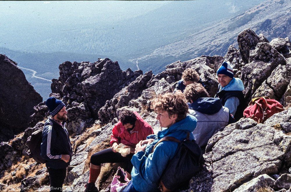 V. Tatry září 1987. Výstup na Zápodný Gerlach