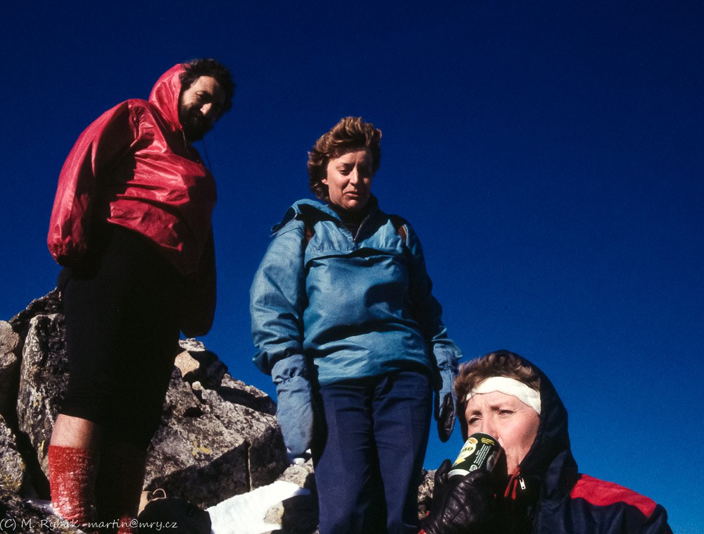 V. Tatry září 1987. Výstup na Zápodný Gerlach