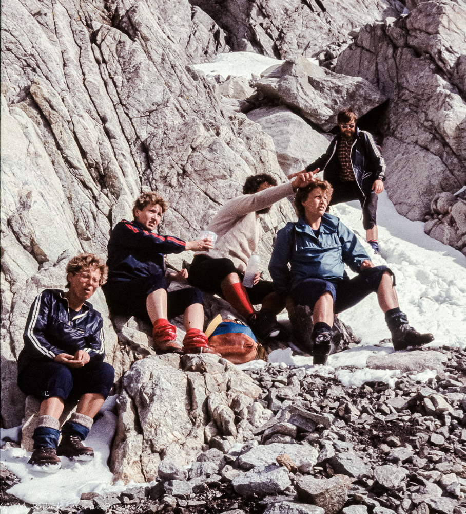 V. Tatry září 1987. Výstup na Zápodný Gerlach