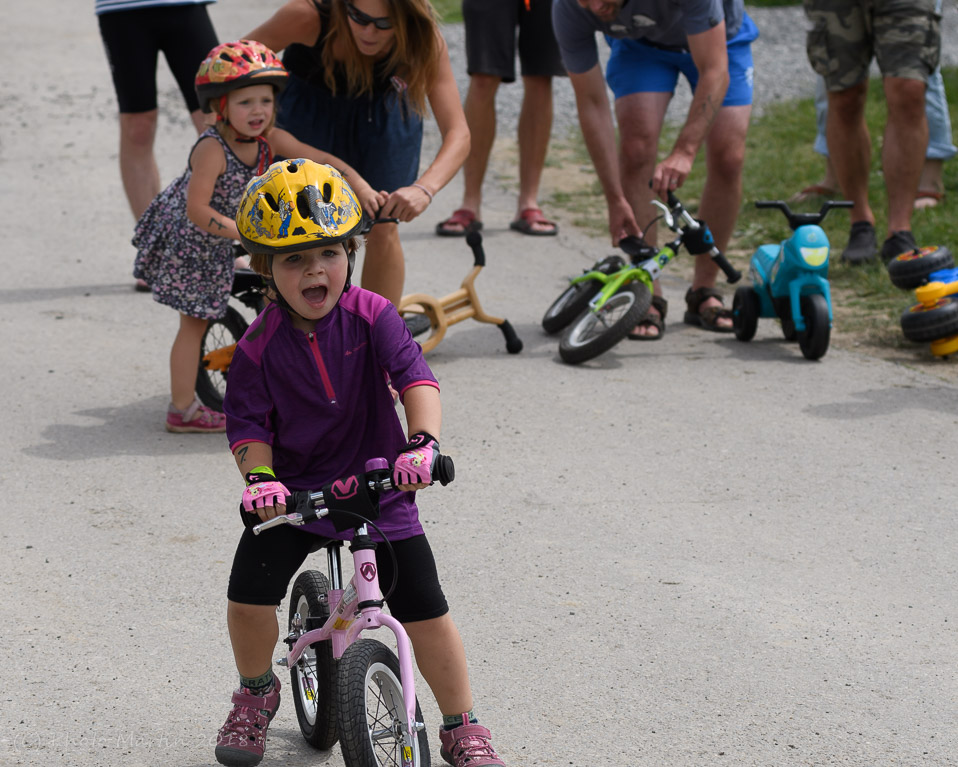 Nejrychlejší cyklistka svoji pozici nakonec neudržela. Jedovnice 2018