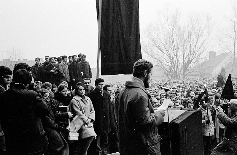 Tryzna za Jana Palacha, Kounicovy koleje 1969