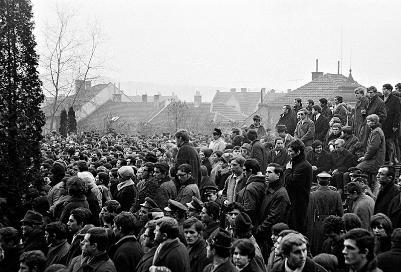 Tryzna za Jana Palacha, Kounicovy koleje 1969